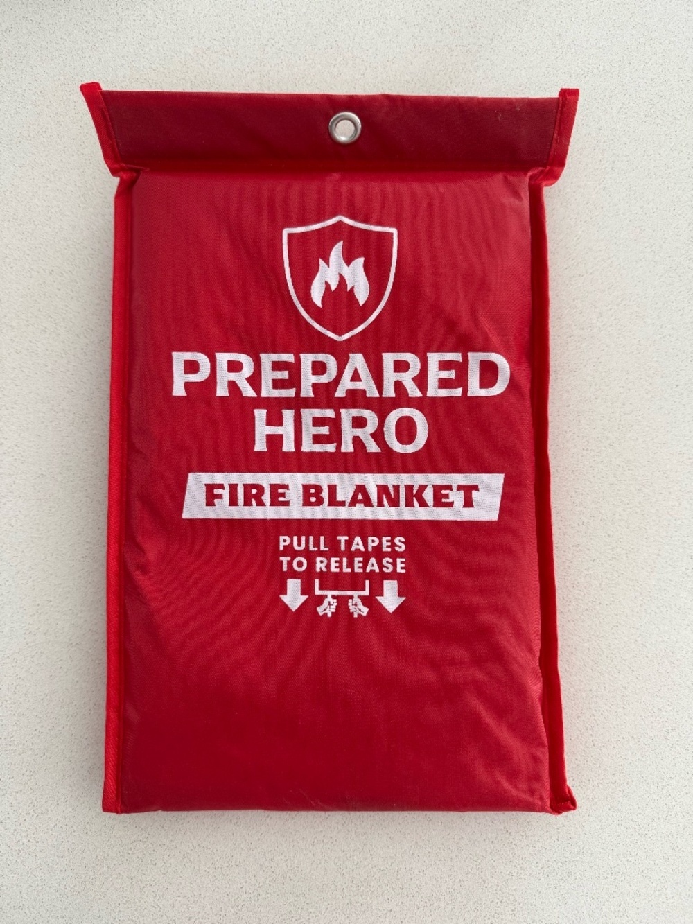 Prepared Hero Fire Blanket – 39” x 39” Emergency Fire Suppression Blanket